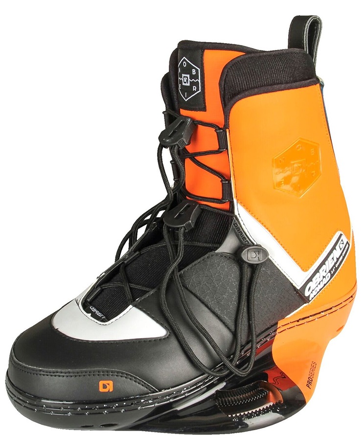 O'Brien Nomad Wakeboard Bindings, UK 24 Orange Black